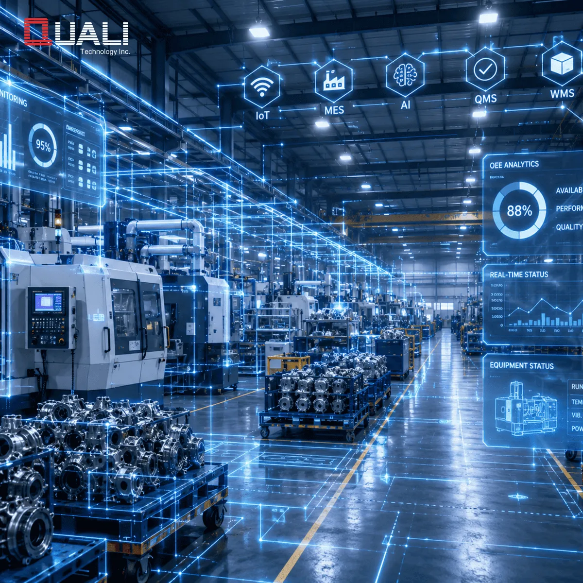 Read more about the article 汽車零件業智慧工廠：ECN、OEE 與生產履歷一套整合